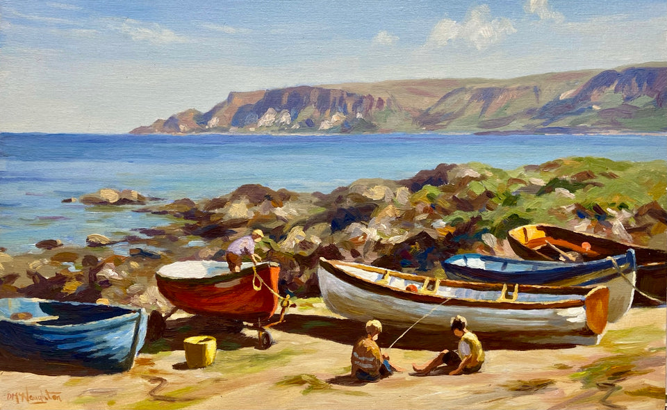 Boats Near Garron Point, Co.Antrim