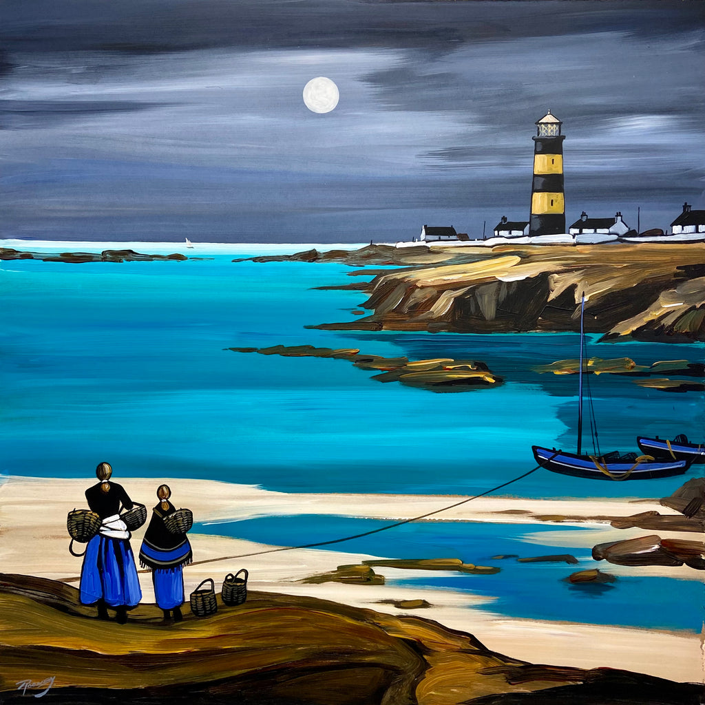 St. John’s Point Lighthouse, Co.Down by J P Rooney – Irish Art Plus