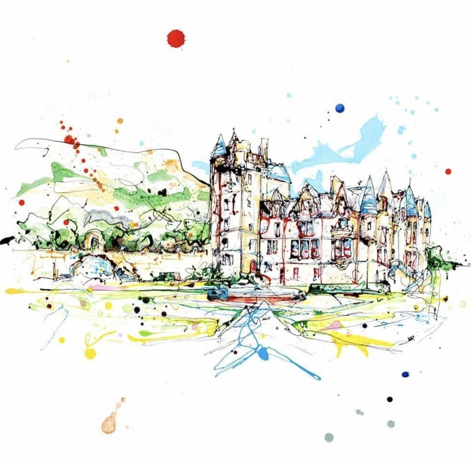 Belfast Castle - Square Edition Signed Print