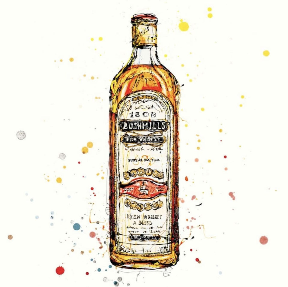 Bushmills Irish Whiskey Signed Print