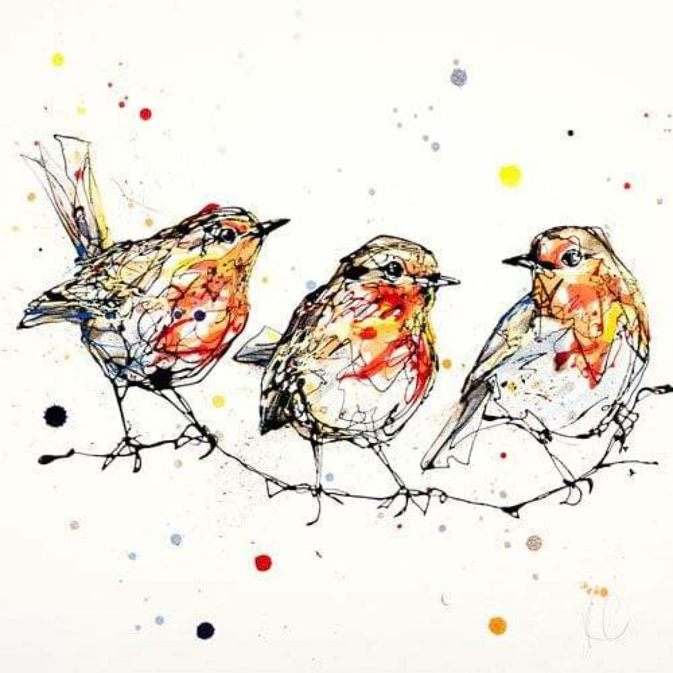 Dawn Chorus Signed Limited Edition Textured Print