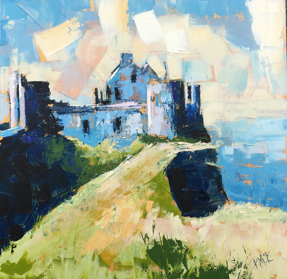 Dunluce Castle Portrush Co.antrim Original Artwork