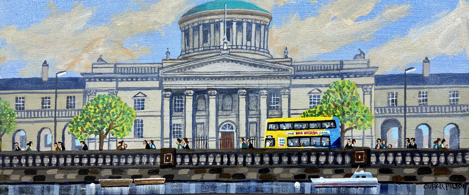 Four Courts Dublin Original Artwork