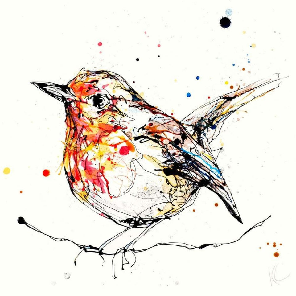 Peekaboo Signed Print