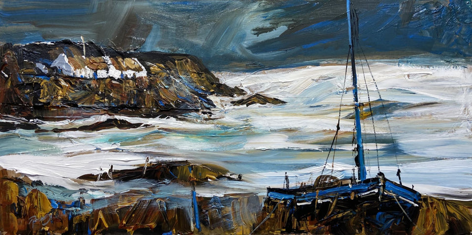 Rising Tide In The Lough Original Artwork