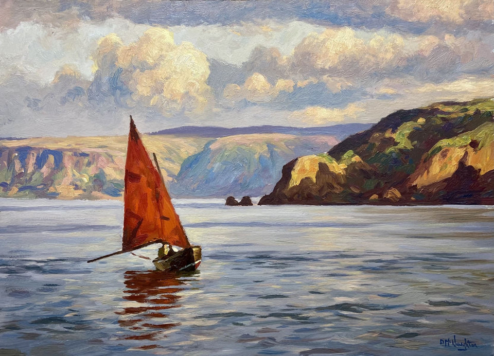 Sailing In Red Bay Co.antrim Original Artwork