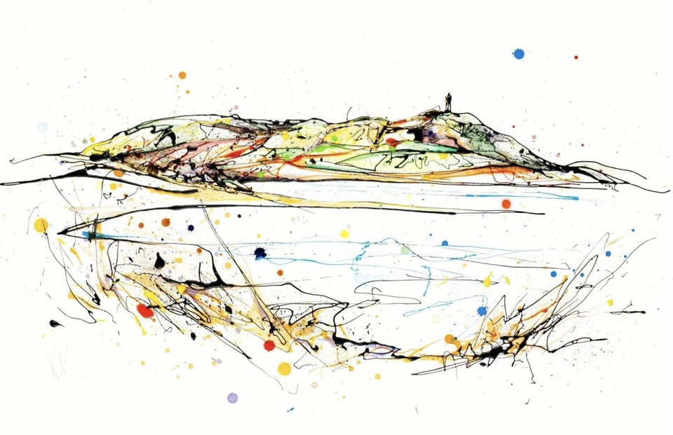 Scrabo Signed Print