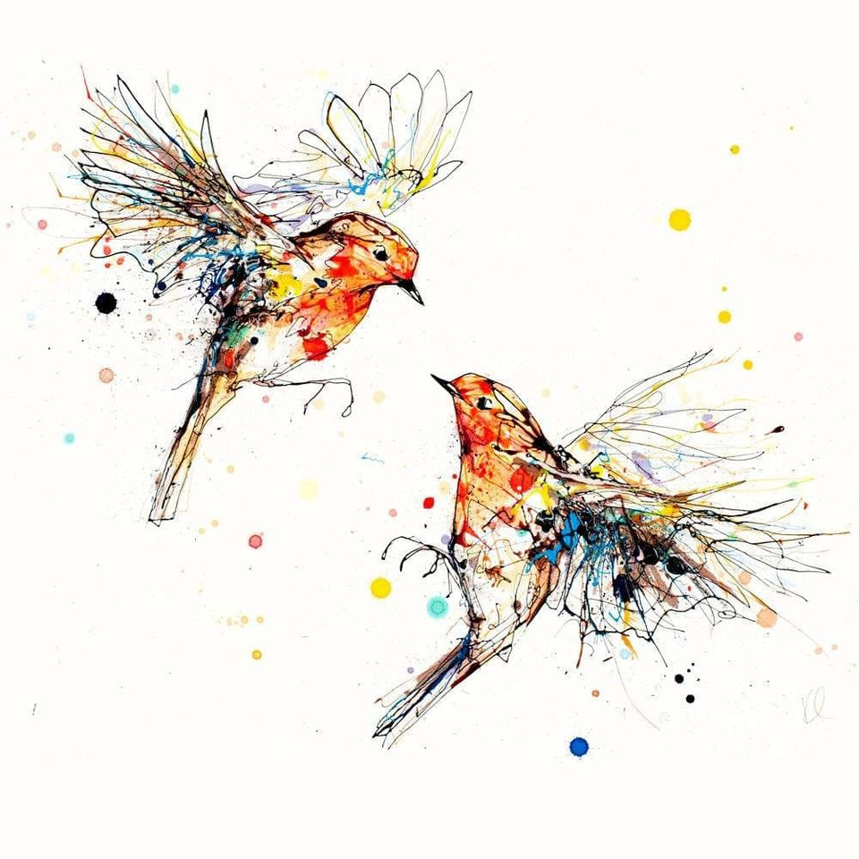 Showdown Signed Limited Edition Textured Print