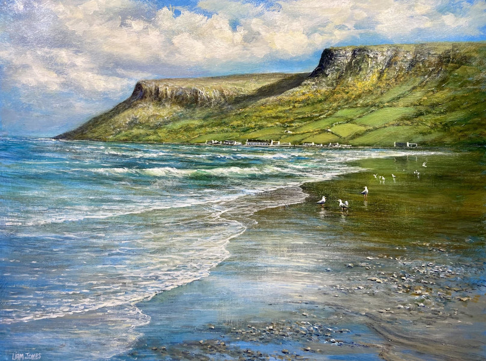 Tides Out Waterfoot Co.antrim Original Artwork