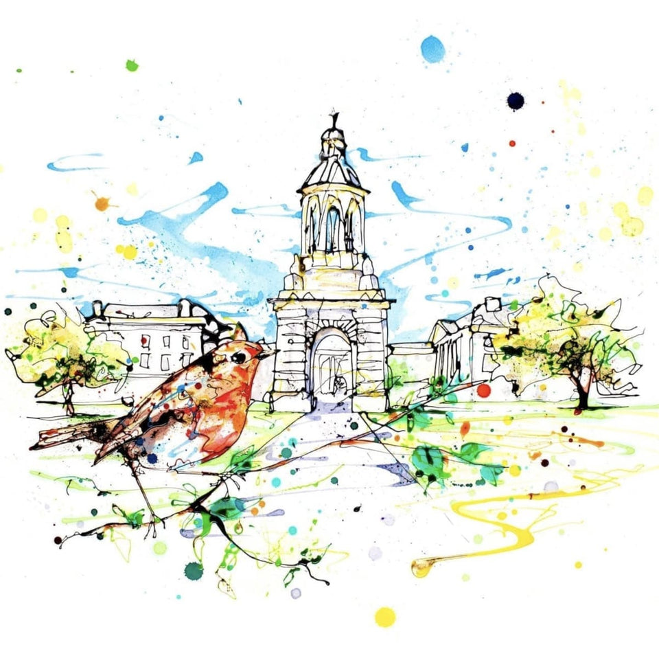 Trinity College Signed Print