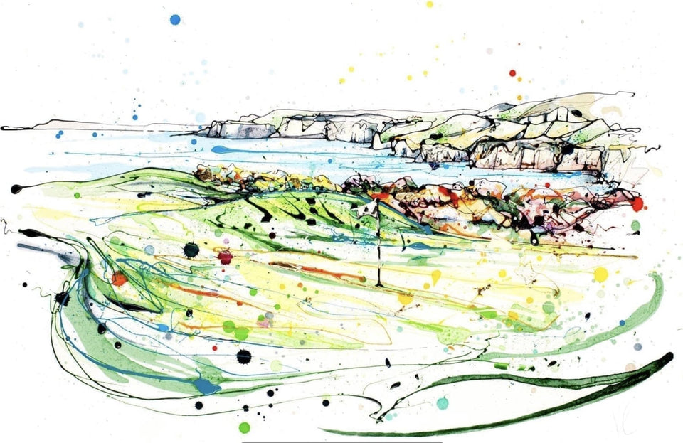 White Rocks Signed Print