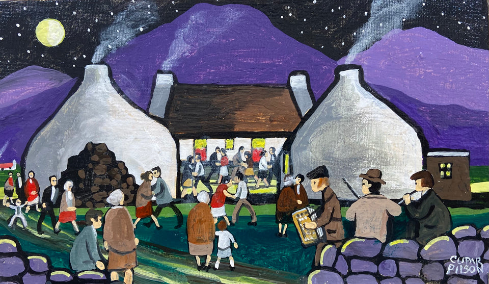 Ceili Night in Old Donegal.