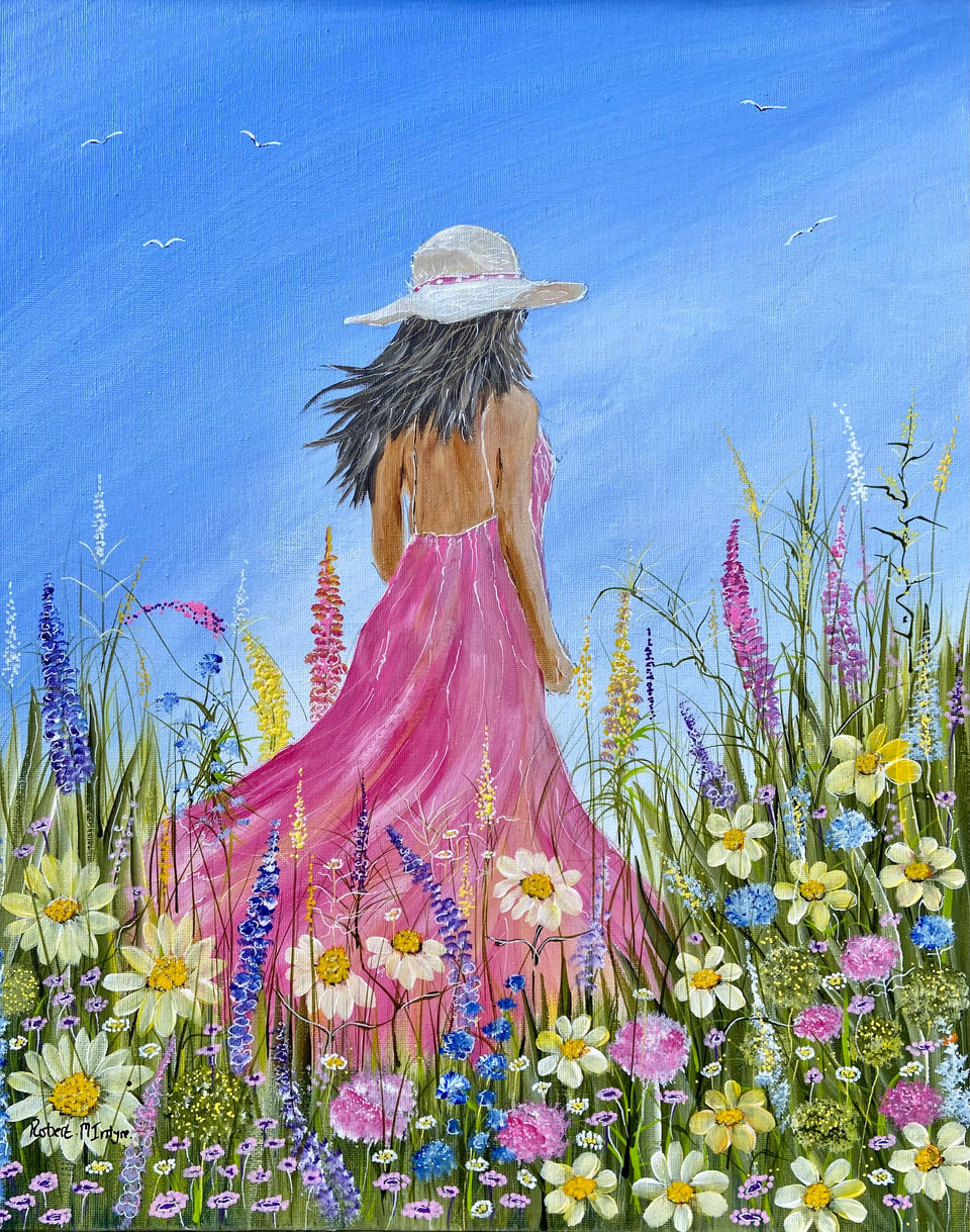 Strolling Through The Wild Meadow Flowers