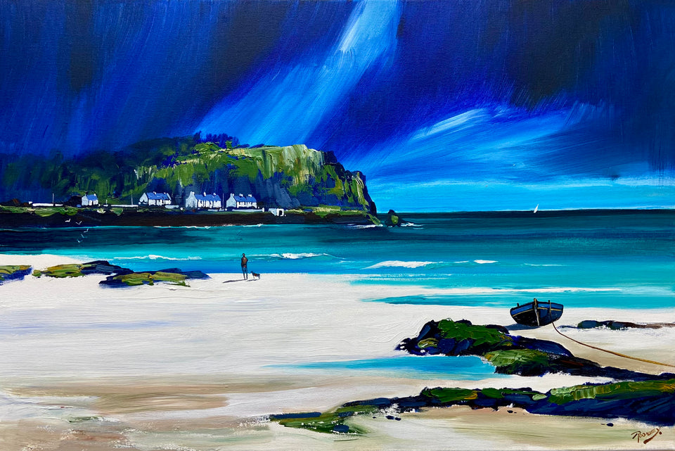 The Artist At Portbradden, Co.Antrim