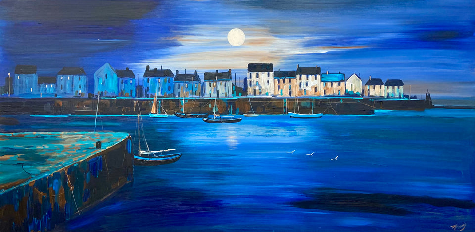 Dreaming of the Moonlit Claddagh, Co.Galway