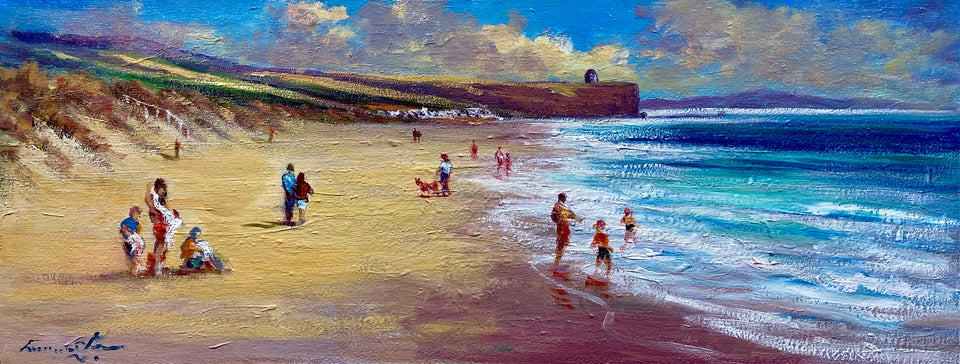 A Fine Summers Day on Portstewart Strand.