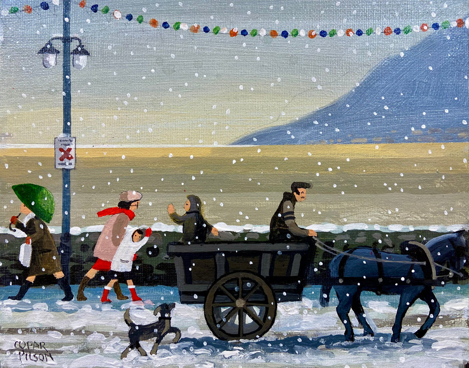 On Newcastle Prom in Winter, Co.Down