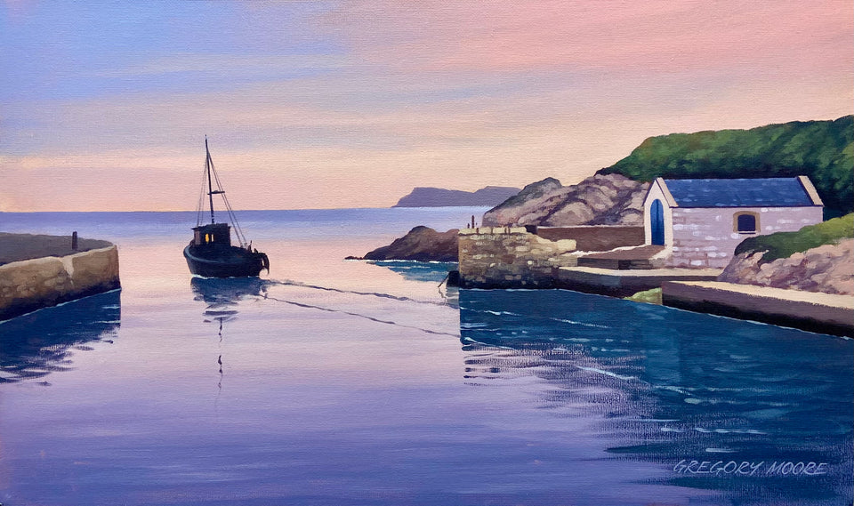 Leaving Ballintoy Harbour, Co.Antrim