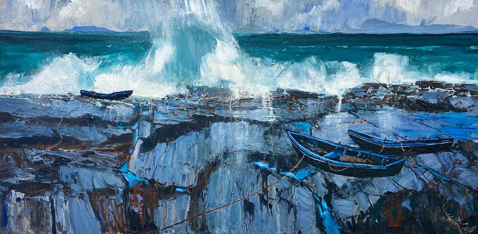 Curraghs And The Atlantic