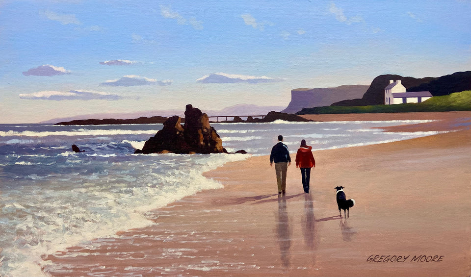 Strolling on Ballycastle Beach, Co.Antrim