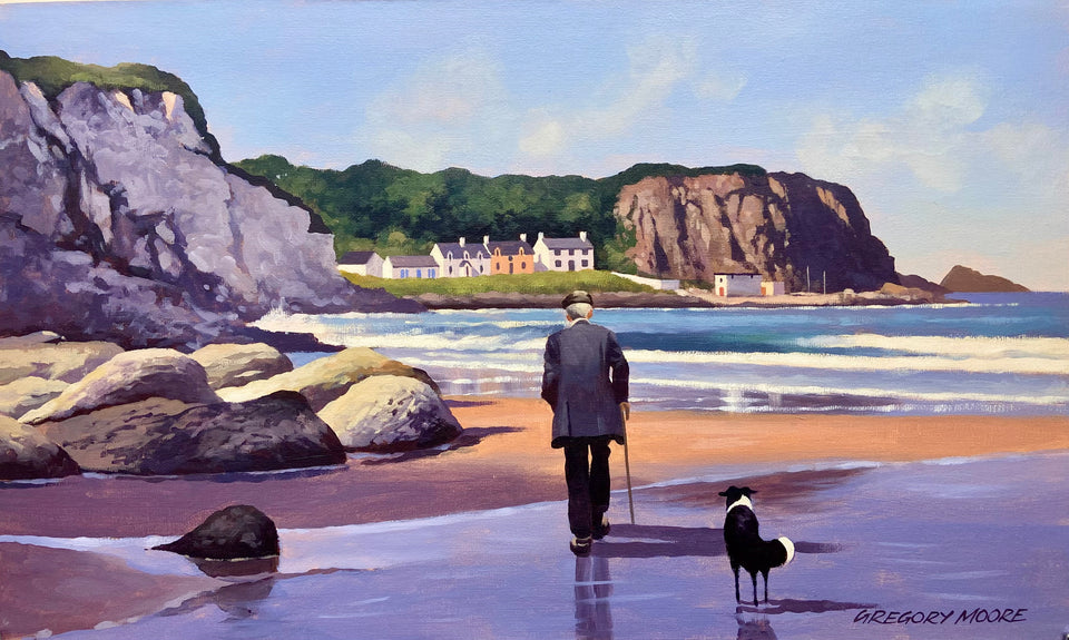 Walking the Dog, Portbradden, Co.Antrim