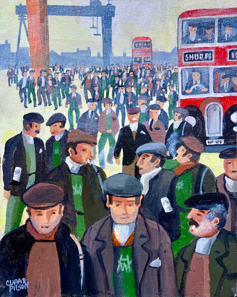 Yard Men Going Home
