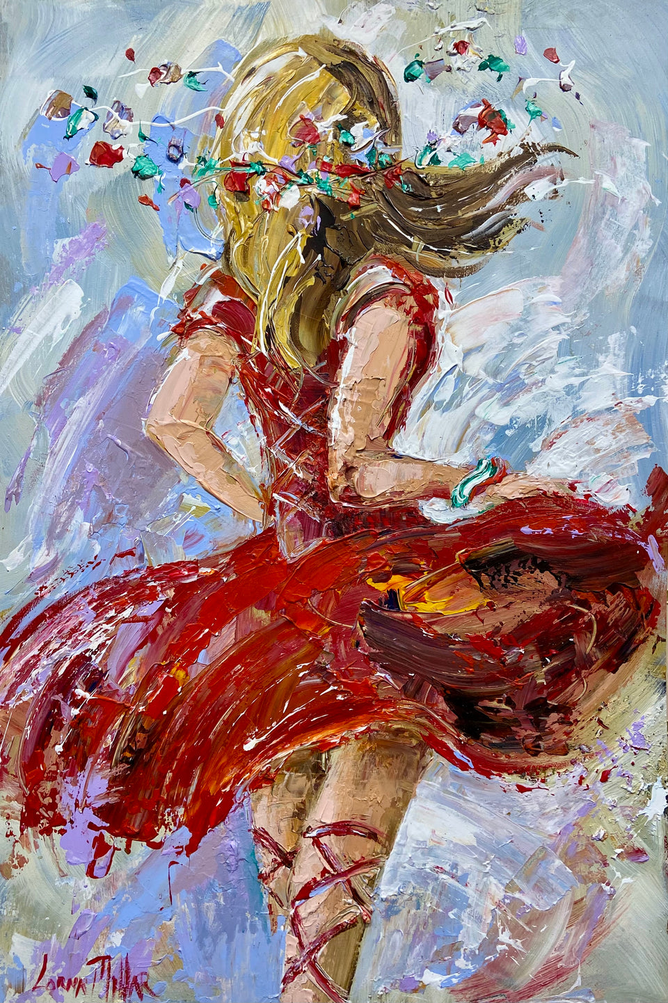 Ballerina in Red