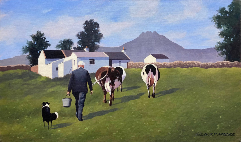 Milking Time, Near the Mournes, Co.Down