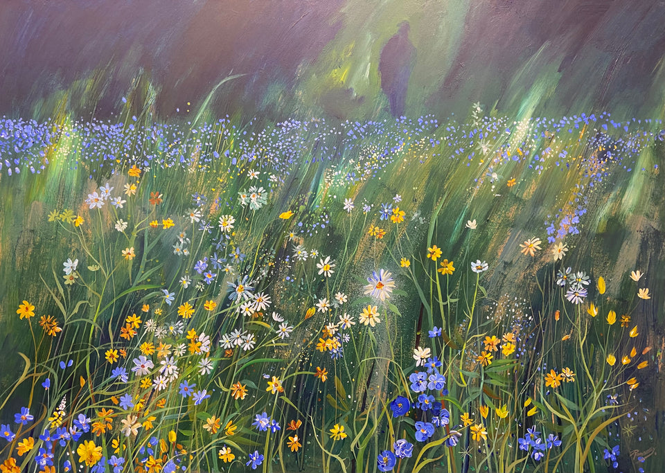 Gardener Among The Wild Flowers