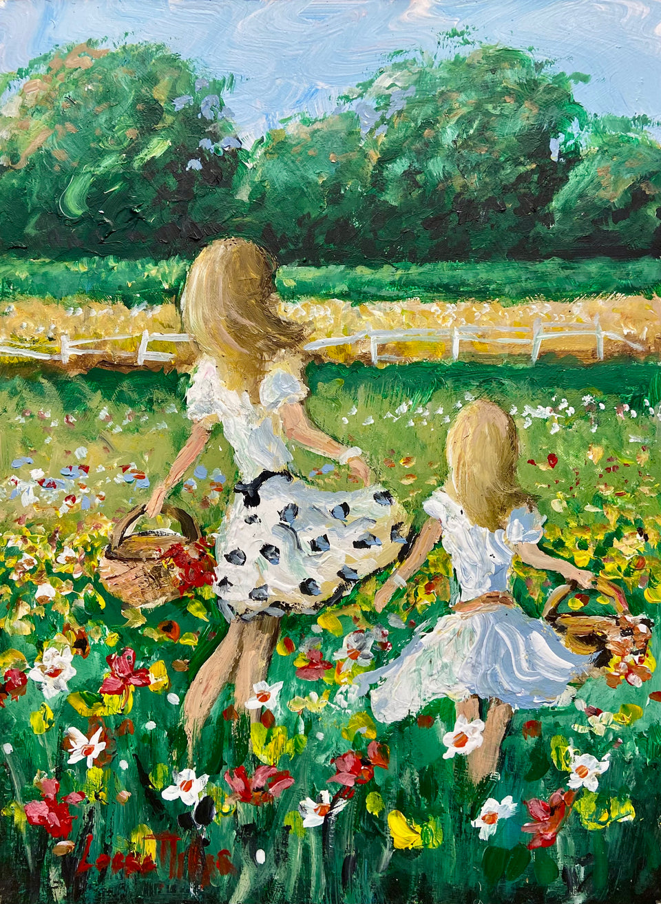 Picking Wild Flowers With Mum