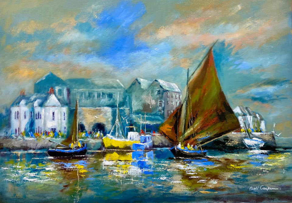 Galway Hooker At The Claddagh, Co.Galway
