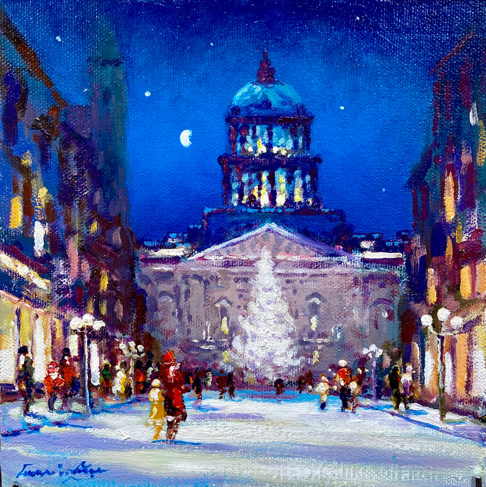Winter Evening, Donegal Place, Belfast
