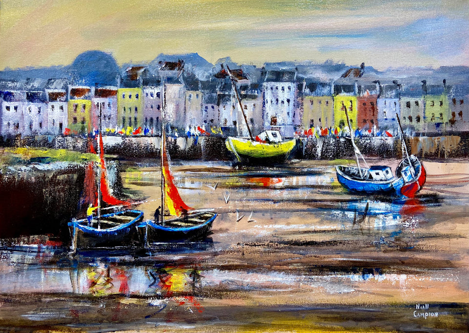 Galway Hookers By The Claddagh, Co.Galway