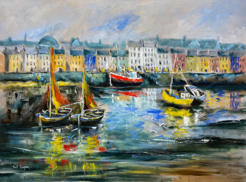 Harboured Boats, The Claddagh, Galway