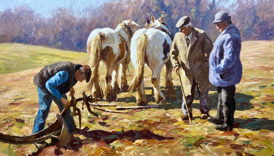 Adjusting the Horse Plough