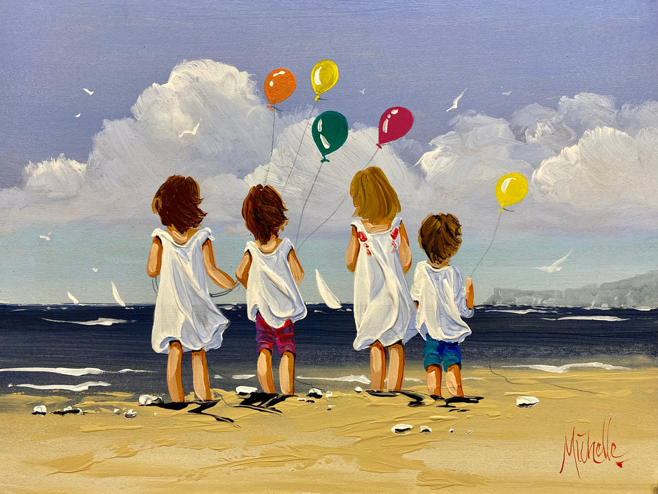 Flying Balloons, Ballycastle Beach