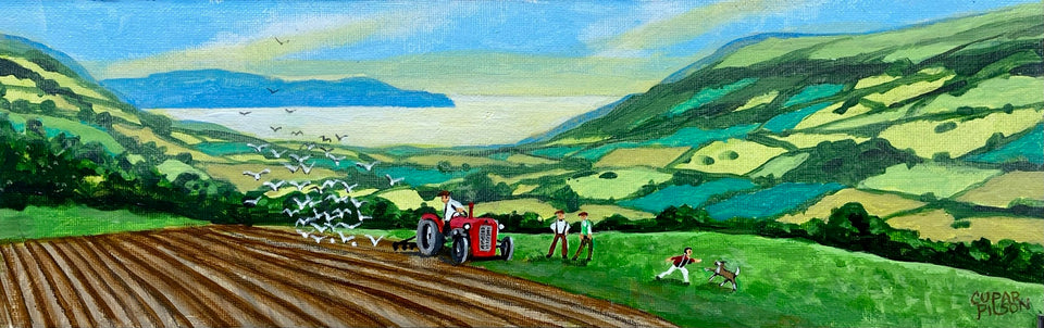Ploughing the Field, Glenarriffe, Co.Antrim