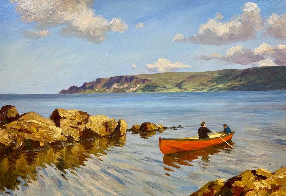 Boating in Red Bay, Waterfoot, Co.Antrim