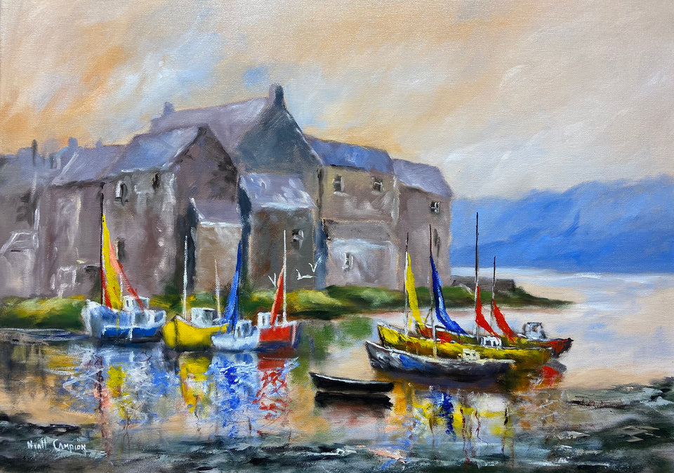 Harboured Boats, Kinsale, Co.Cork
