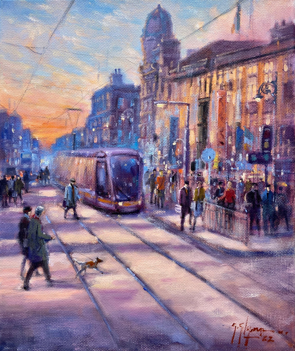 Evening Commute, Middle Abbey Street, Dublin