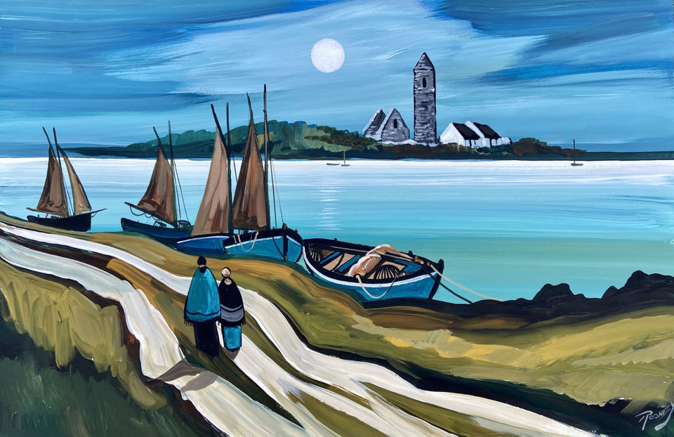 Along The Lough Isle Original Artwork