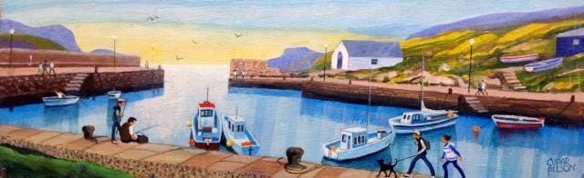 Ballintoy Harbour Co.antrim Original Artwork