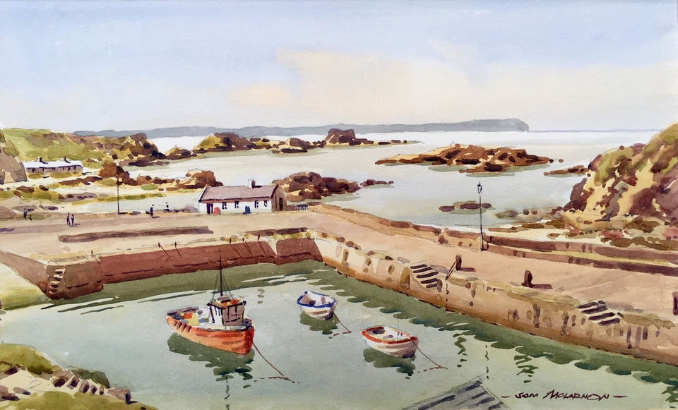 Ballintoy Harbour Co.antrim. Original Artwork