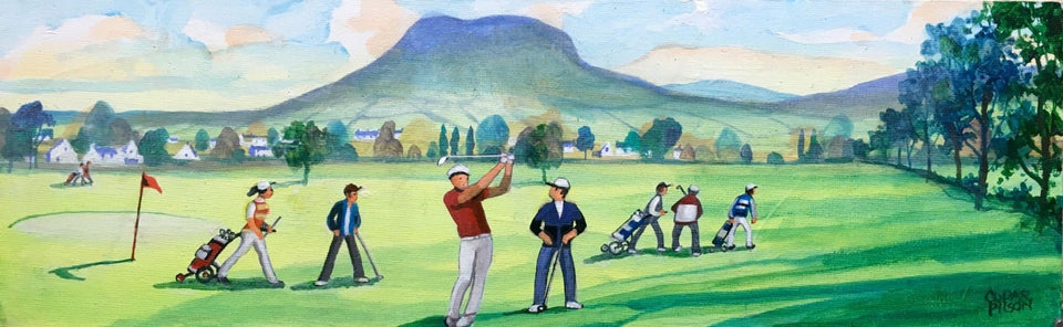 Cushendall Golf Club Co.antrim Original Artwork