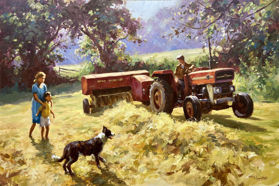 Harvesting The Hay Original Artwork
