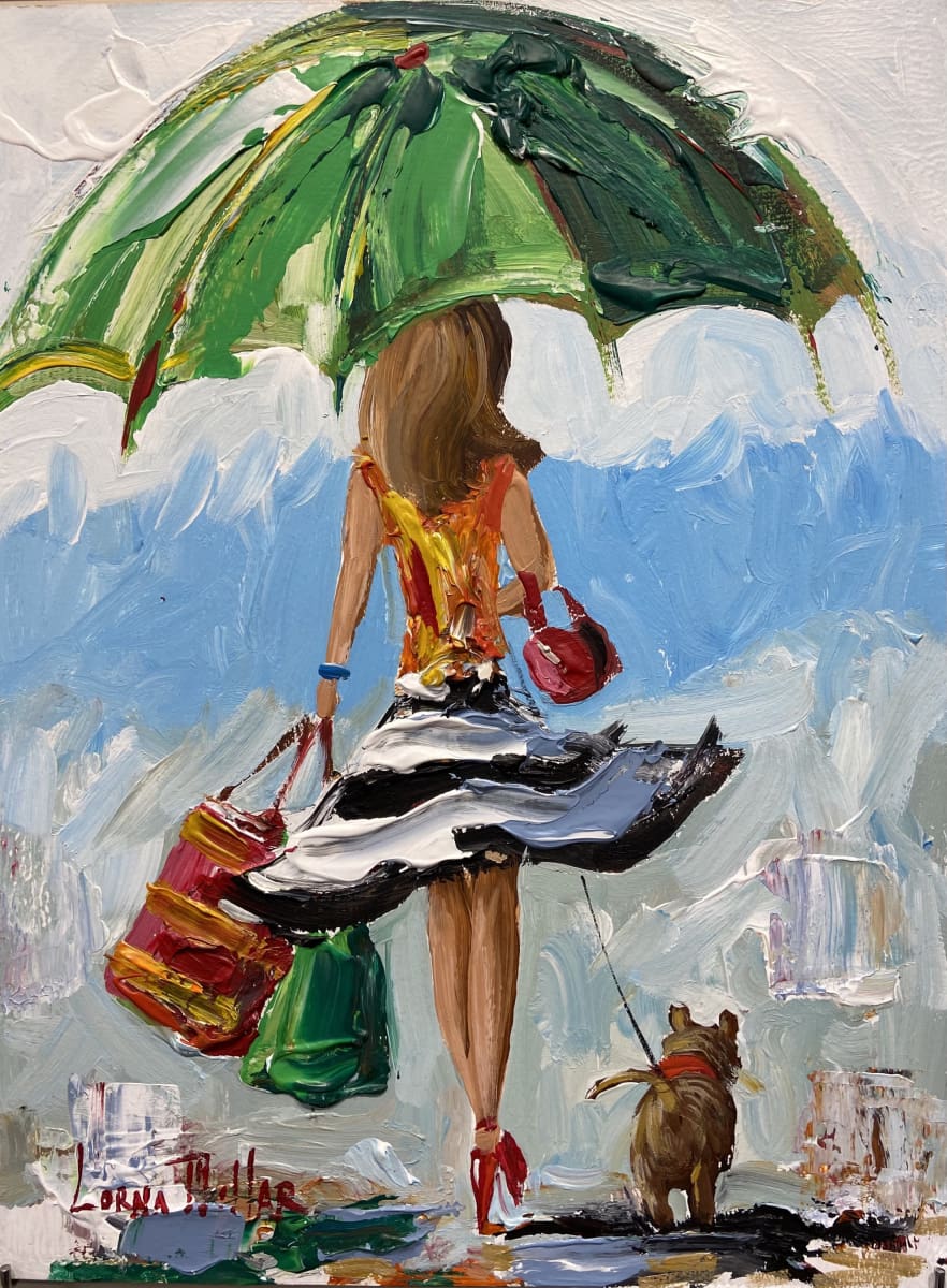 Heading To The Shops Original Artwork