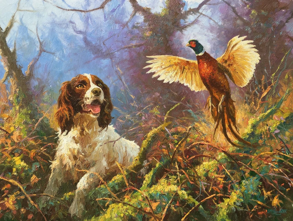 Raising The Pheasant by Donal McNaughton - Original Artwork