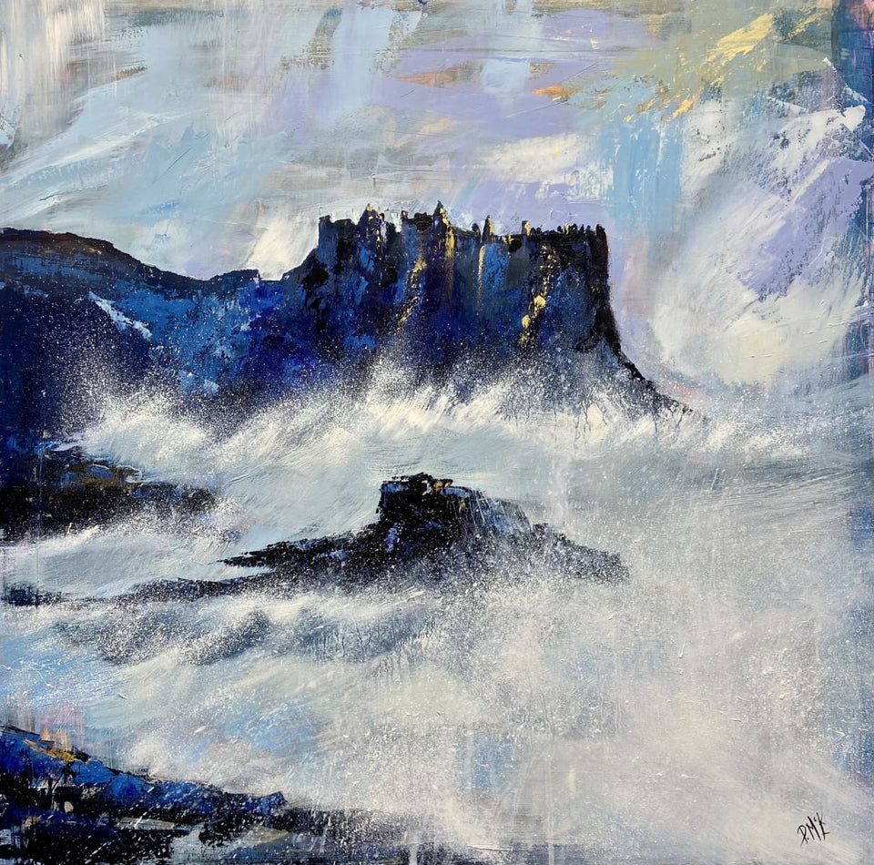 Sea & Surf Dunluce Castle Co.antrim. Original Artwork