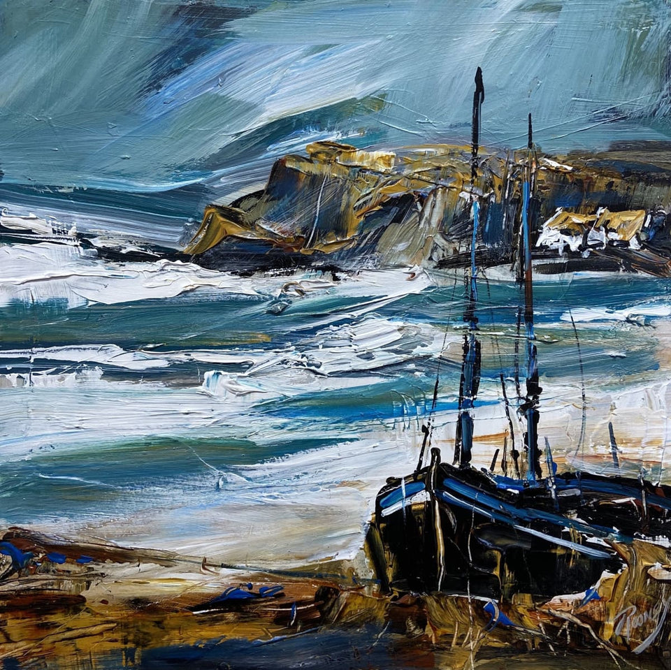 Surging Tide North Antrim Original Artwork
